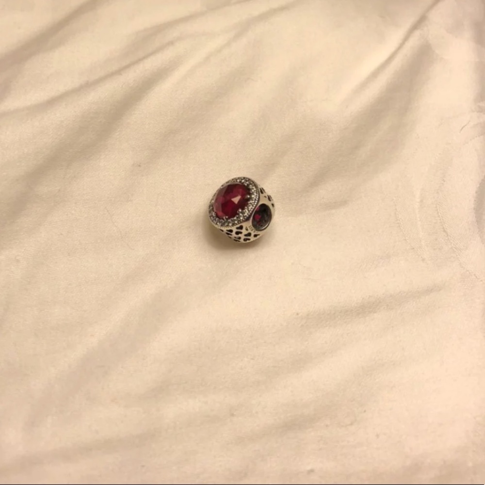 Pandora Red July charm